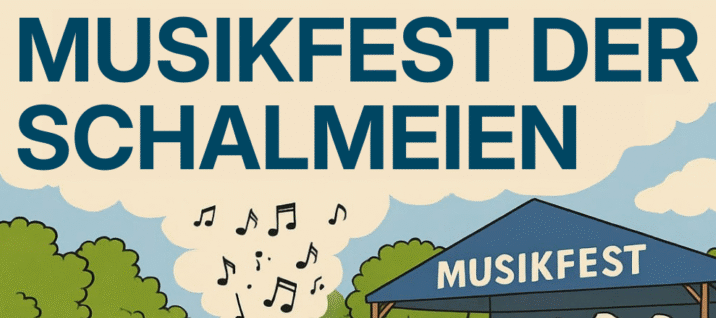 Schriftzug "Musikfest der Schalmeien"